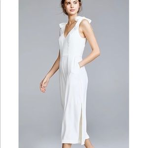 BLACK Amanda Uprichard Iris Jumpsuit Size L